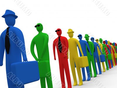 Business - Waiting In Line #4 Business - Waiting In Line #4