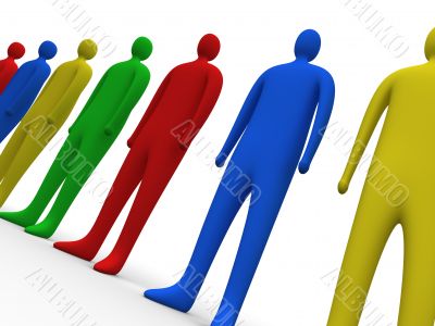 Multicolor People #3 Multicolor People #3