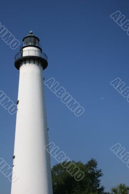 Lighthouse and Moon