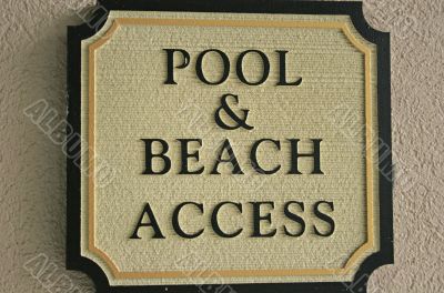 Pool and Beach Access