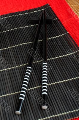 A pair of asian chopsticks