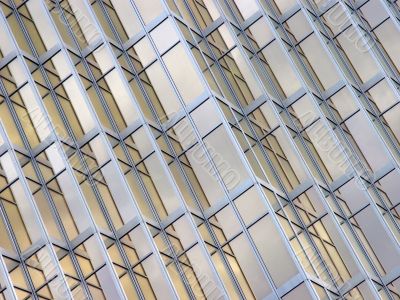 Closeup of a modern building