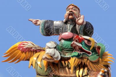Cheng Hoon Teng temple roof, Melaka Cheng Hoon Teng temple roof, Melaka