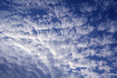 Blue Sky Cloud Pattern