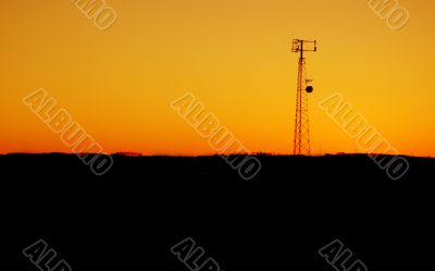 Cell Tower Sunset