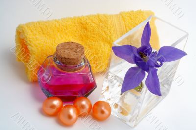 Bath accessories and beauty products