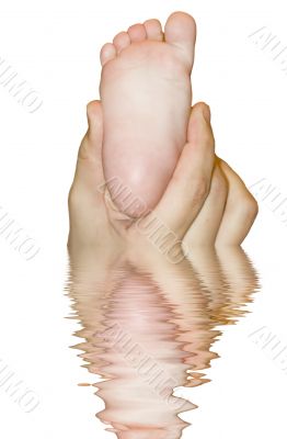 children foot