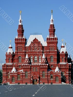 History Museum at Red Suare in Moscow History Museum at Red Suare in Moscow