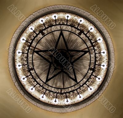 Chandelier in the Moscow theater