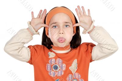 Mocking girl Mocking girl