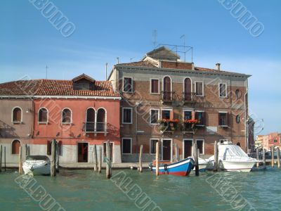 Waterfront houses Murano