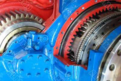 model of ship engine