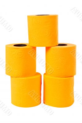 Some rolls of toilet paper