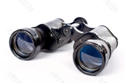 Used black binoculars