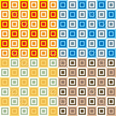 seventies squares multi