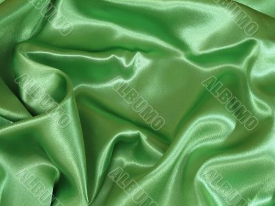 Green satin