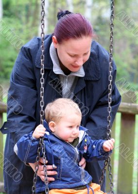 mother and son