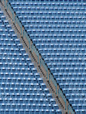 Blue Bleachers Blue Bleachers