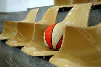 Chairs with basketball