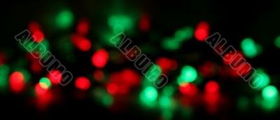 Christmas Light Blur Background