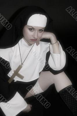 frustrated nun