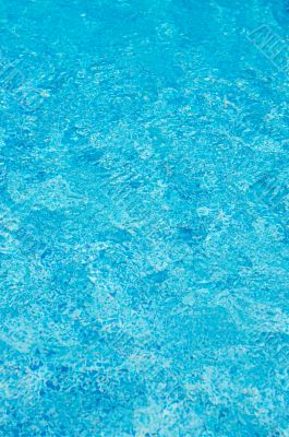 Refreshing water of swimming pool