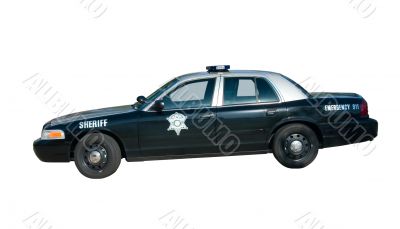 Sheriff Car Side View Sheriff Car Side View