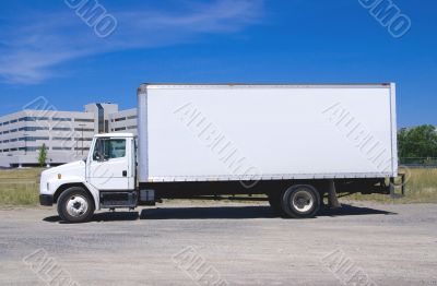 White Delivery Truck White Delivery Truck
