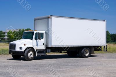 White Delivery Truck White Delivery Truck