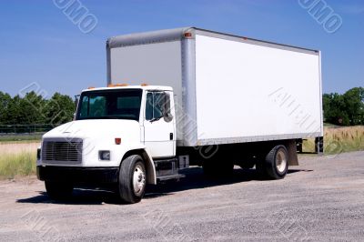 White Delivery Truck