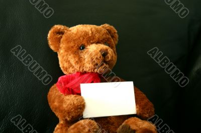 Teddy With Card Teddy With Card