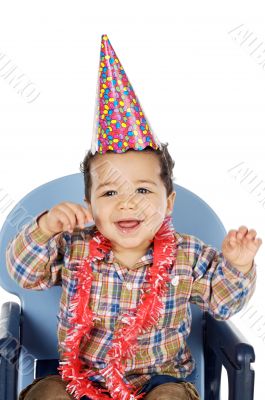 adorable boy celebrating your birthday