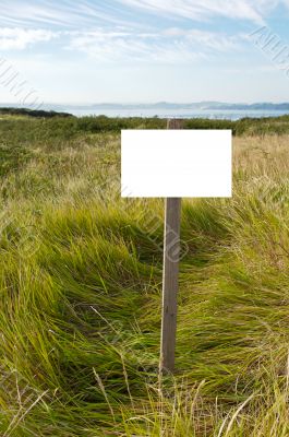 Billboard in the field