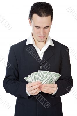 attractive young person businessman