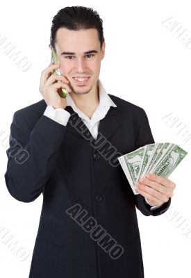 attractive young person businessman