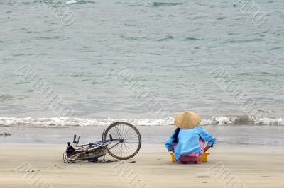alone and façing the sea alone and façing the sea