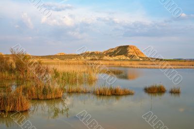 Hill and the lake