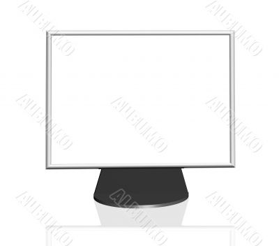 Blank computer tft screen