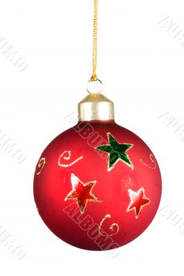 Red christmas ornament