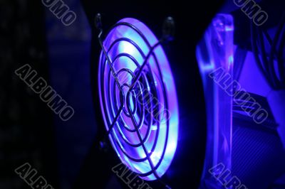 Abstract Blue Cooler