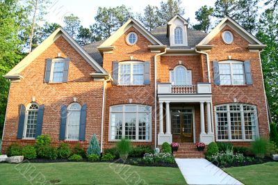 Nice Brick House in Morning