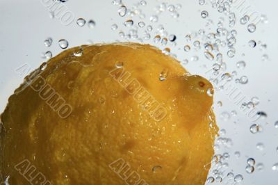Lemon and water Lemon and water