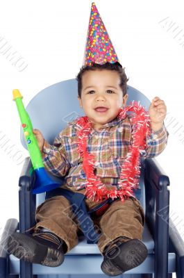 adorable boy celebrating your birthday