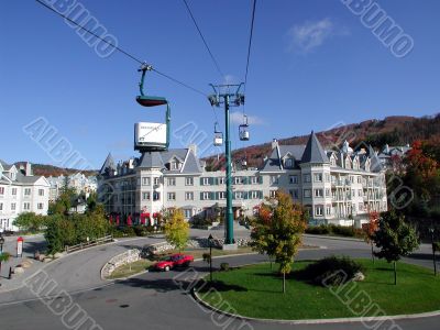 centre area at Mont Tremblant, Quebec