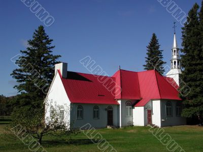church at Mont Tremblant, Quebec (horizontal)
