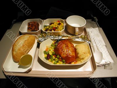 inflight meal