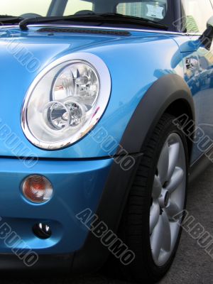 mini cooper headlight  (vertical)