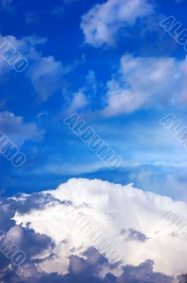 clouds looking like mountains