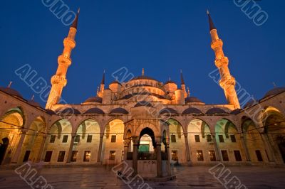 Blue Mosque at Dusk