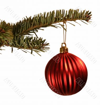 Red Ball Christmas Ornament